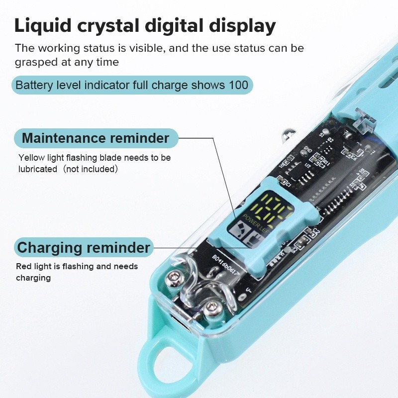 Tông đơ T9 Không Dây, Sạc Pin Chuyên Dụng Cắt Tóc Gia Đình - Cắt Tóc Tạo Kiểu Siêu Nét, Cạo Râu