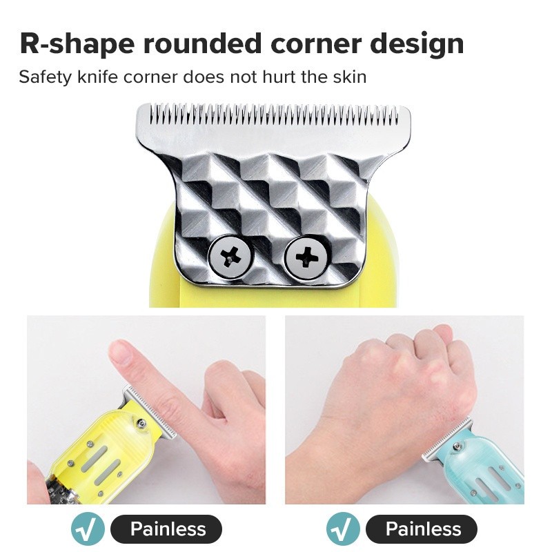 Tông đơ T9 Không Dây, Sạc Pin Chuyên Dụng Cắt Tóc Gia Đình - Cắt Tóc Tạo Kiểu Siêu Nét, Cạo Râu