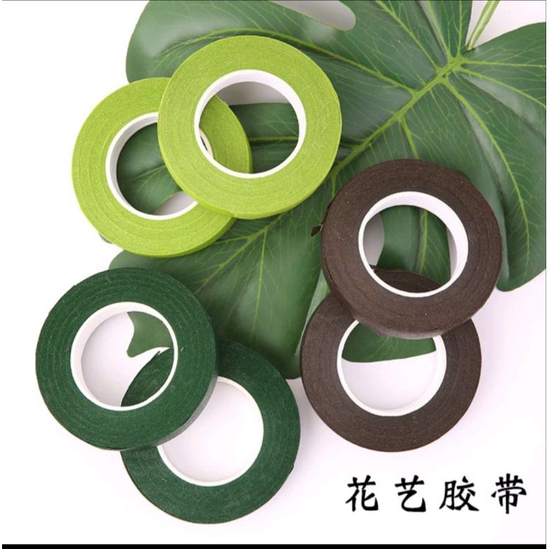 Băng dính sáp , băng dính cuốn cành hoa giả , băng dính trang trí làm thủ công , băng cuốn canh decor handmade_CT045