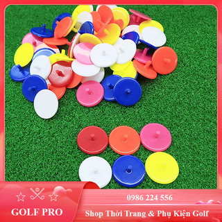 Mác nhựa đặt bóng golf clip marker đánh dấu vị trí 10 chiếc MB001