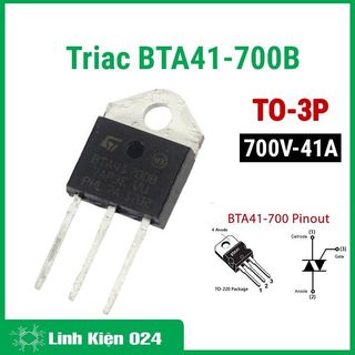 Sản phẩm bta41-700b triac 41a/700v to-3p