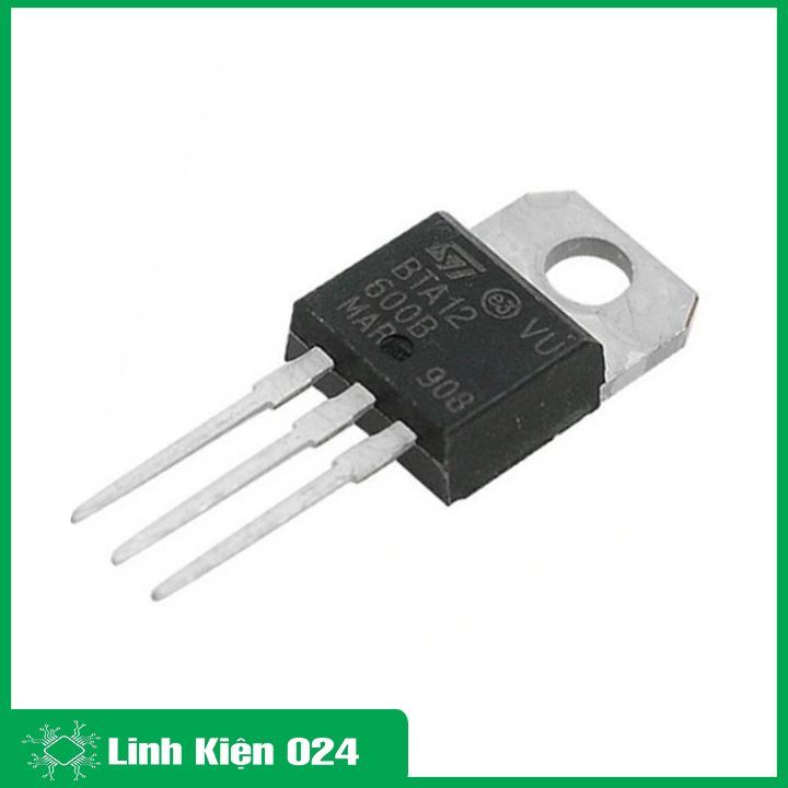 Linh kiện Triac BTA12-600B TO-220 600V 12A