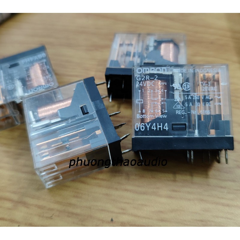 Rơle omron G2R-2 5A 12VDC 24VDC, omron 8 chân 12V 24V