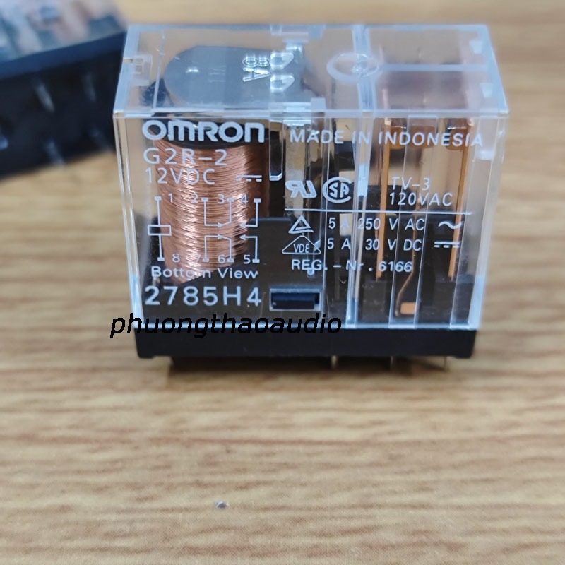 Rơle omron G2R-2 5A 12VDC 24VDC, omron 8 chân 12V 24V