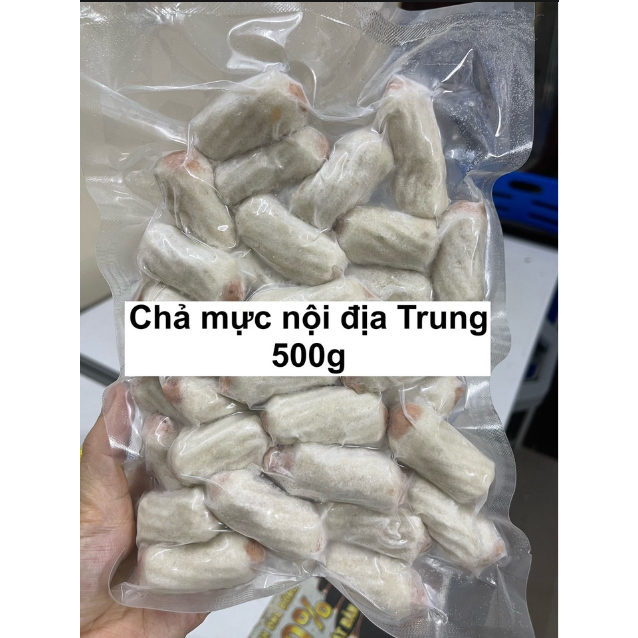 Chả Mực Xoắn Nội Địa Trung Chiên Thả Lẩu Ăn Vặt Siêu Ngon 250g -500g