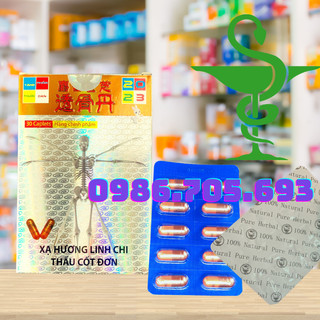 Xạ hương linh chi thấu cốt đơn - hộp 30 viên hỗ trợ giảm đau lưng, đau thần kinh tọa