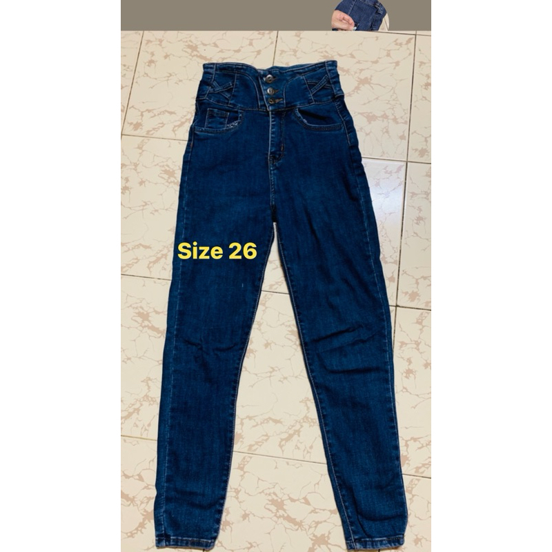 Quần jeans nữ lưng cao