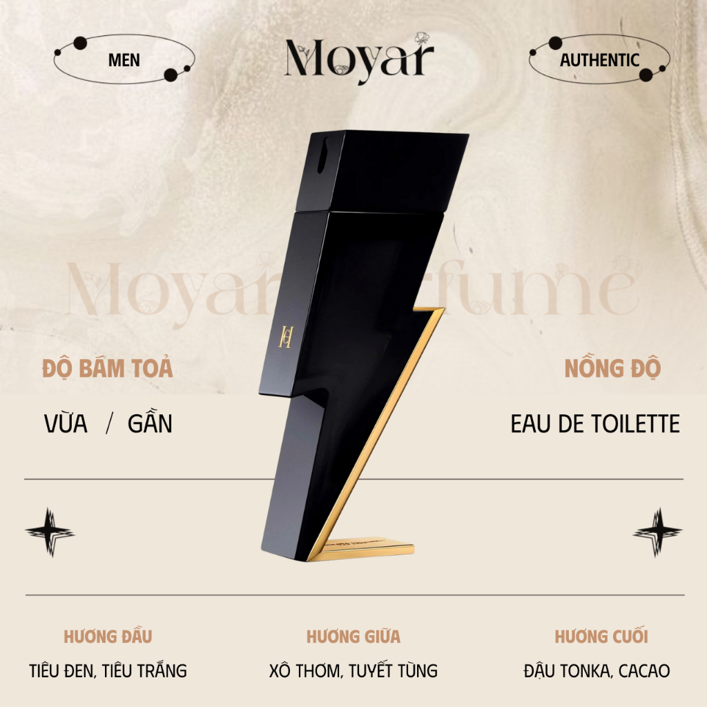 10ml Carolina Herrera Bad Boy | Nước hoa nam