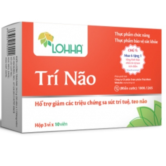 LOHHA Trí Não  hỗ trợ cải thiện tình trạng não bồ, suy giảm trí nhớ và ngăn ngừa nguy cớ teo não