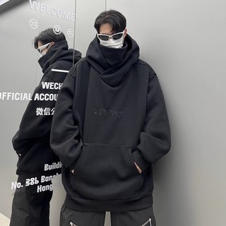  Áo Hoodie Ninja Cổ Cao ANMY Unisex Áo Cổ Lọ Nam Nữ Nỉ Bông Dày Dặn Có Mũ Rộng 2 Lớp Ấm Áp Form Rộng 
