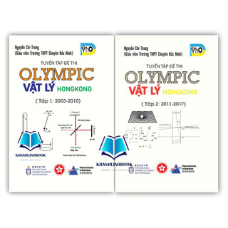 Sách - combo 2 cuốn tuyển tập đề thi olympic vật lý hongkong