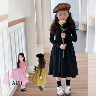 Váy bé gái ttr391 ttn392 đầm bé gái liền zip phối chân váy thô