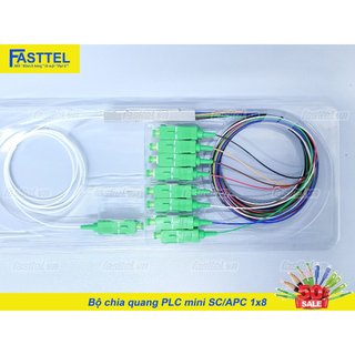 Bộ chia quang Splitter 1x8 SC/APC, SC/UPC