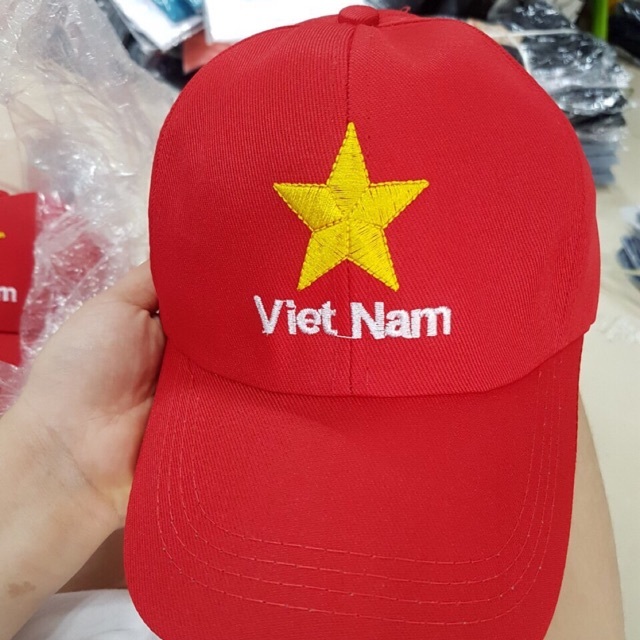 Mũ lưỡi trai nam nữ cao cấp cờ đỏ sao vàng việt nam vải kaki có thể điều chỉnh độ rộng - Nhà Sách Tâm An