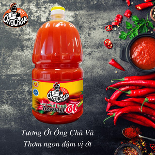 Tương Ớt Ông Chà Và 2kg (Ong Cha Va Chilli Sauce 2kg)