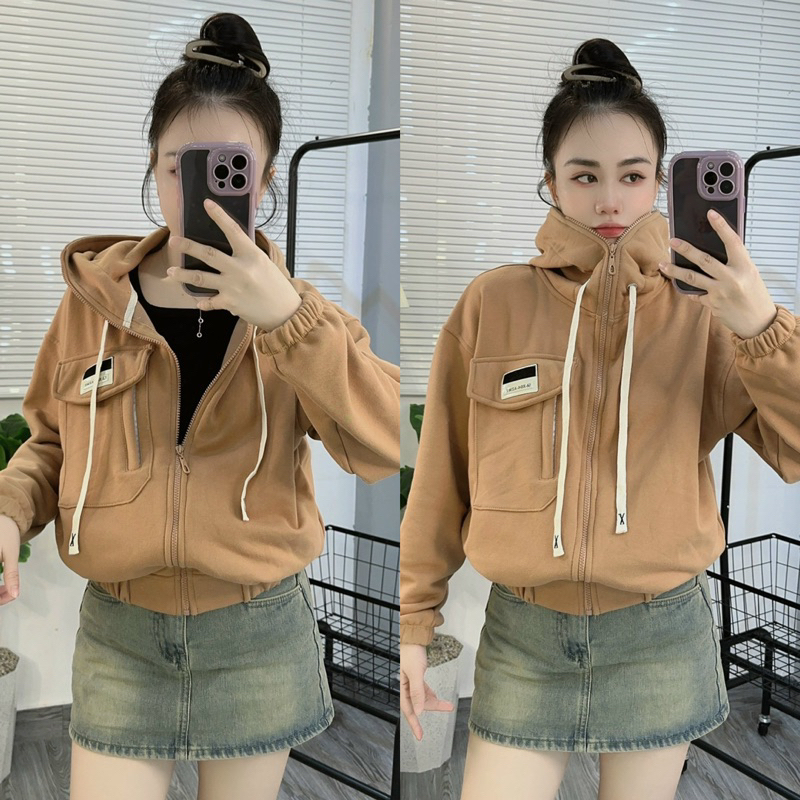 ÁO KHOÁC THUN DA CÁ, ÁO KHOÁC THUN CHÂN CUA, KHOÁC CHỐNG NẮNG NỮ