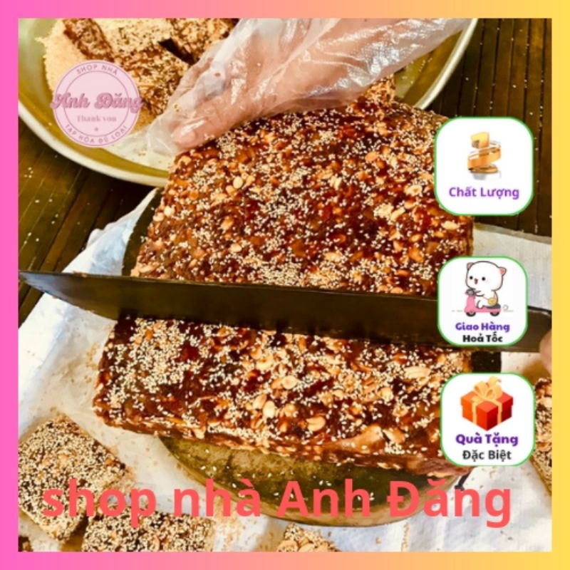 Kẹo chuối nhà làm vị xưa đậu phộng dừa thơm béo ngậy