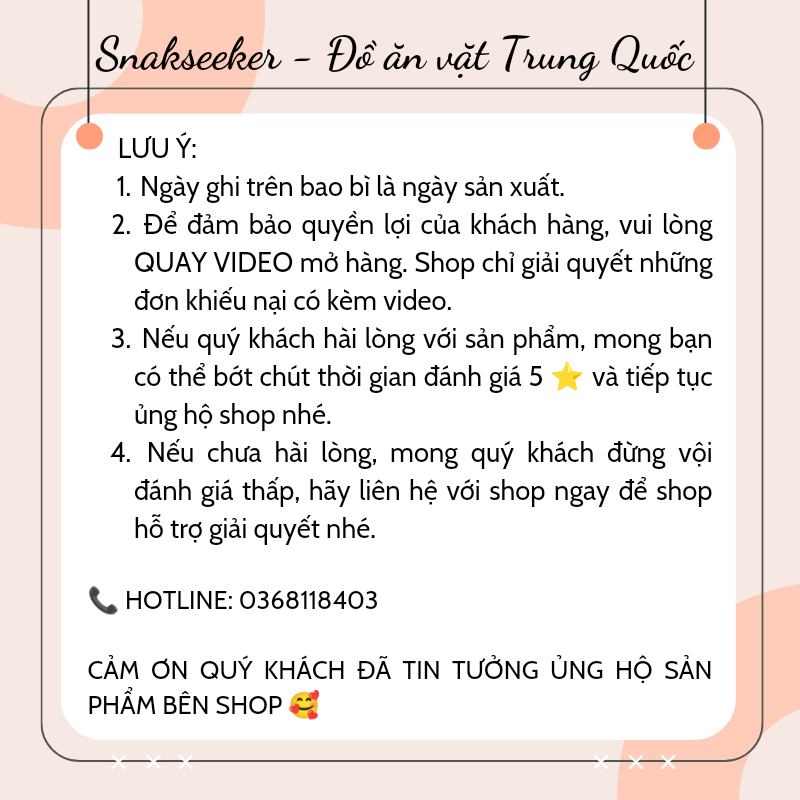 Kẹo Socola sữa chua nhân táo gai túi 30G- SNACKSEEKER - Táo gai bọc socola - Đồ ăn vặt Trung Quốc