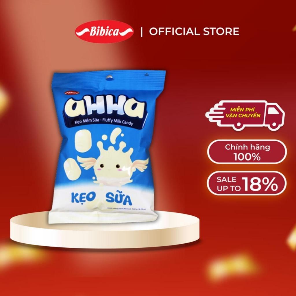 Kẹo Mềm Sữa aHHa Bibica 120g