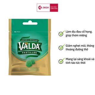 Valda kẹo dẻo vị bạc hà truyền thống – túi zip 20g