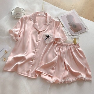 Bộ Ngủ Pijama Lụa Ngọc Trai Cao Cấp