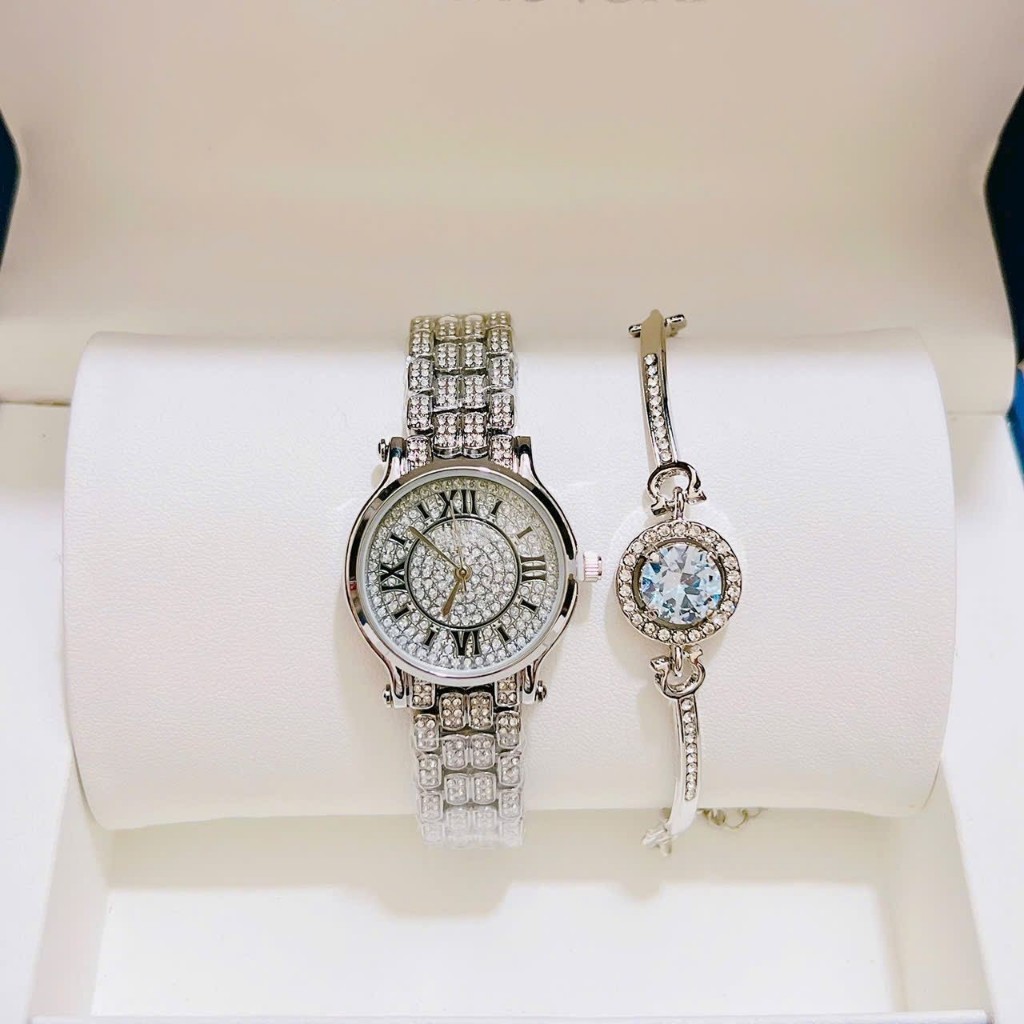 Đồng hồ nam nữ dây kim loại TB501 chống nước bảo hành