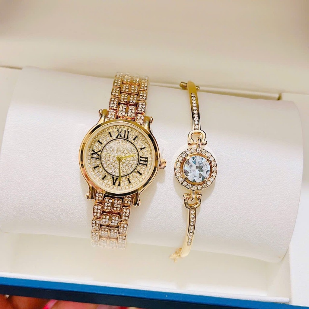 Đồng hồ nam nữ dây kim loại TB501 chống nước bảo hành