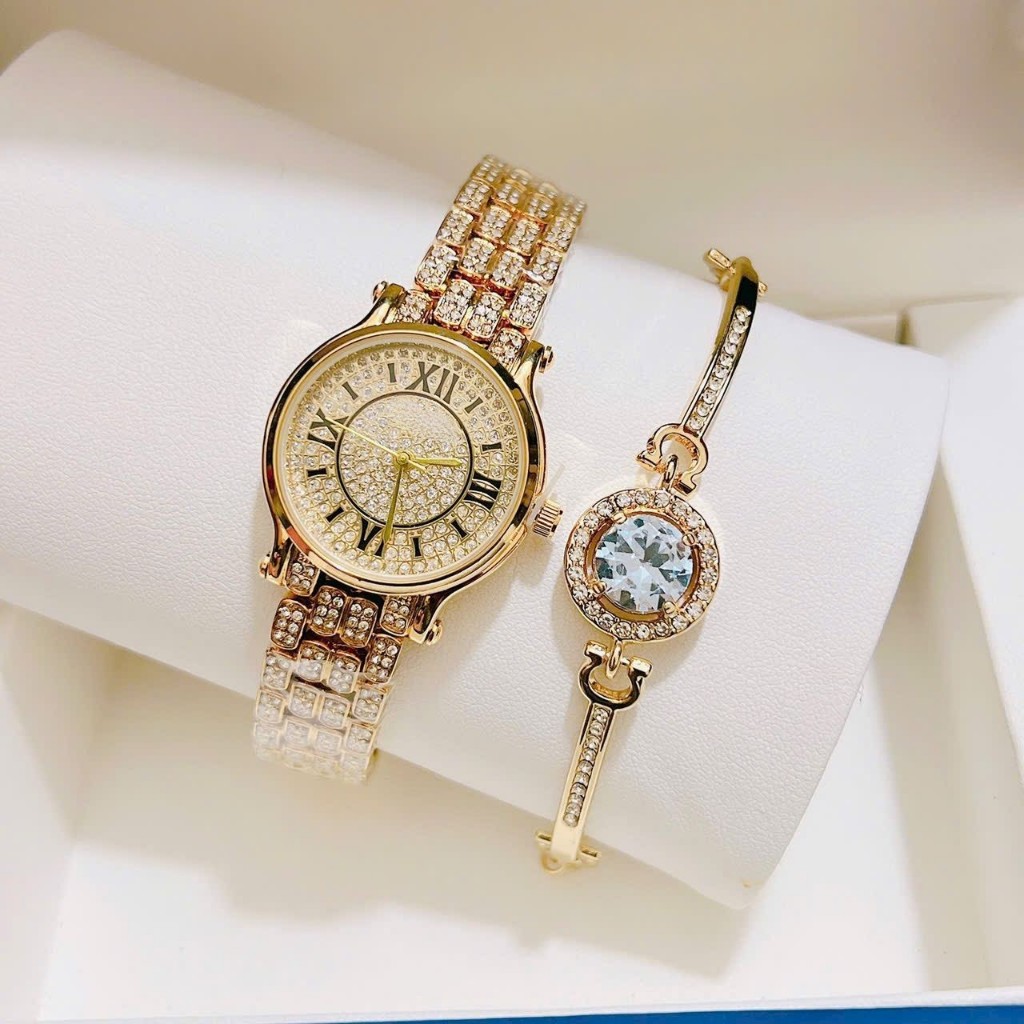 Đồng hồ nam nữ dây kim loại TB501 chống nước bảo hành