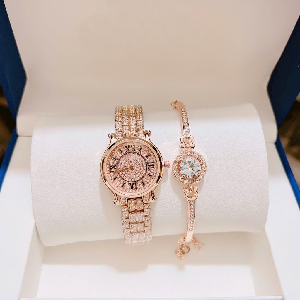 Đồng hồ nam nữ dây kim loại TB501 chống nước bảo hành