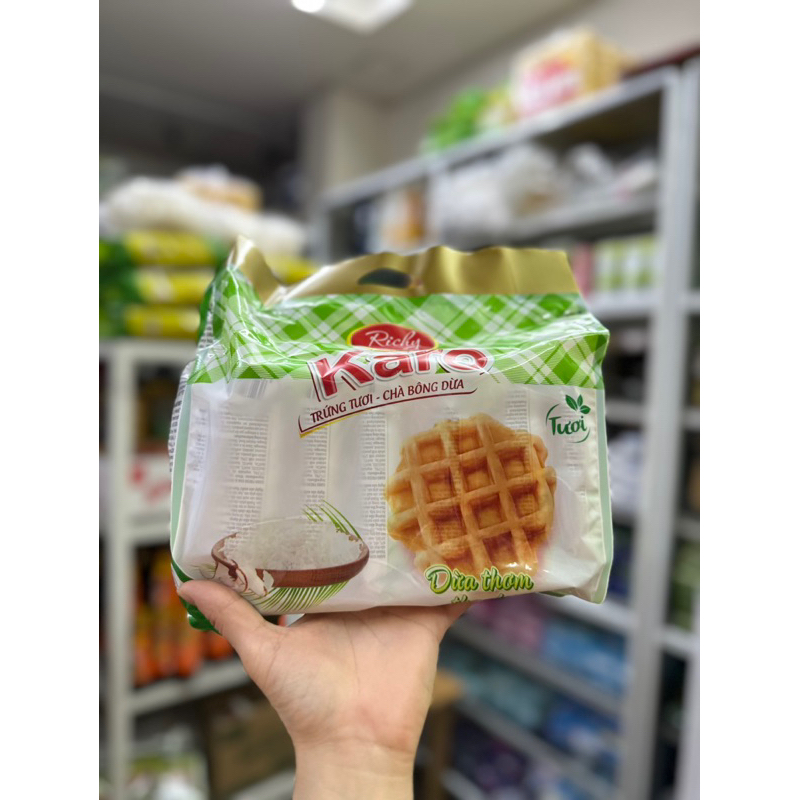 Bánh Trứng Tươi Chà Bông Karo 156g/Trứng Chà Bông/Phomai Hoàng Kim/Trứng Chà Bông Dừa