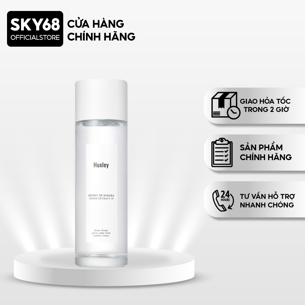 Nước Hoa Hồng Dành Cho Da Khô, Nhạy Cảm Huxley Toner Extract It 120ml
