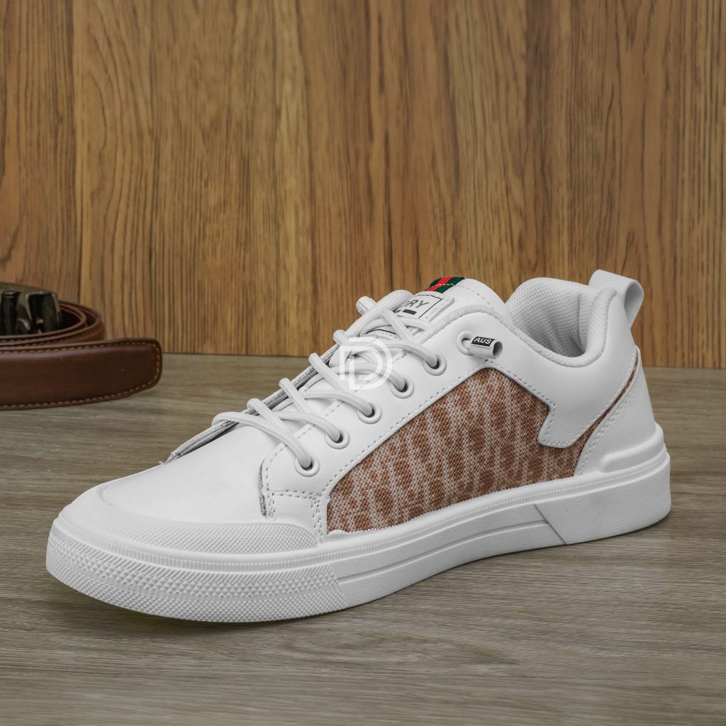 SD07 - Giày Sneaker Cao Cấp Hàng Hiệu Chính Hãng Duvis  Màu Trắng