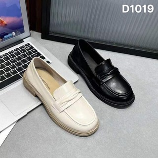 Giày moca lười nữ da mềm fullbox - d1019
