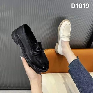 (Đi tăng 1 sz) Giày Moca lười nữ da mềm Fullbox - D1019