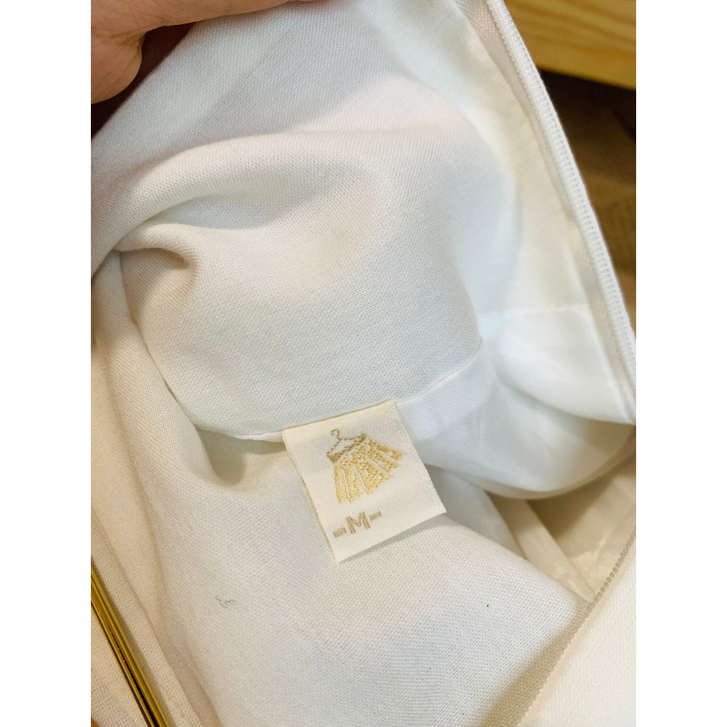 [2HAND] Váy công sở kate trắng ngà No Brand