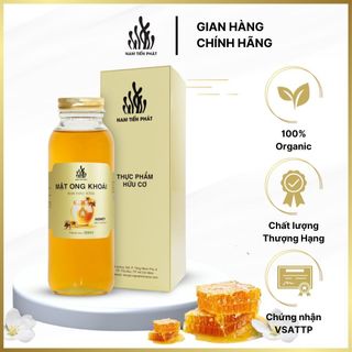 Mật Ong Khoái Nam Tiến Phát Nguyên Chất Từ Thiên Nhiên Hỗ Trợ Cải Thiện Chức Năng Gan, Làm Đẹp Da, Chai 300ml