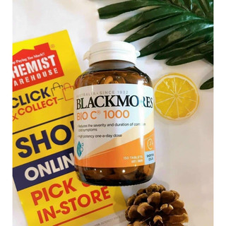 (Xả Lỗ, T9/2027) Viên Uống Bổ Sung Vitamin C Blackmores Bio C 1000mg của Úc