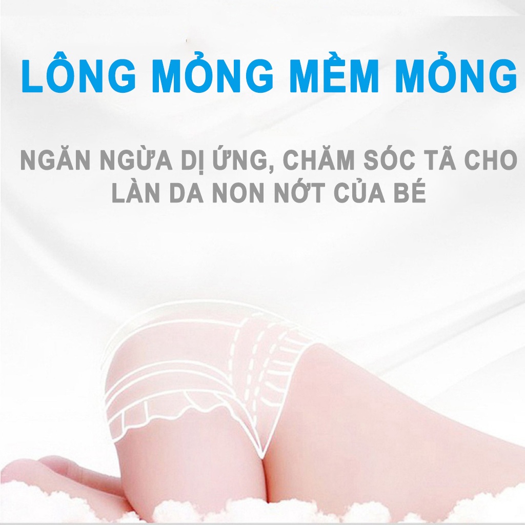 50 miếng Tushie Treats tã dán sơ sinh tả quần sát thấm hút thông thoáng cho bỉm cho bé bỉm dán NB/S/M/L/XL/2XL/3XL