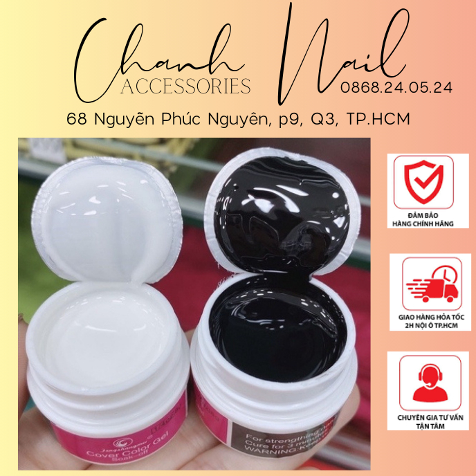 GEL VẼ TRẮNG - ĐEN JENGSHANGMEI HÀNG LÊN CHUẨN MÀU