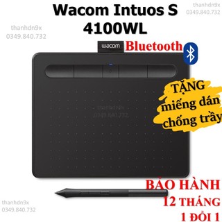 Bảng Vẽ Wacom CTL-4100WL Intuos S Bluetooth không dây - Chính hãng 4100