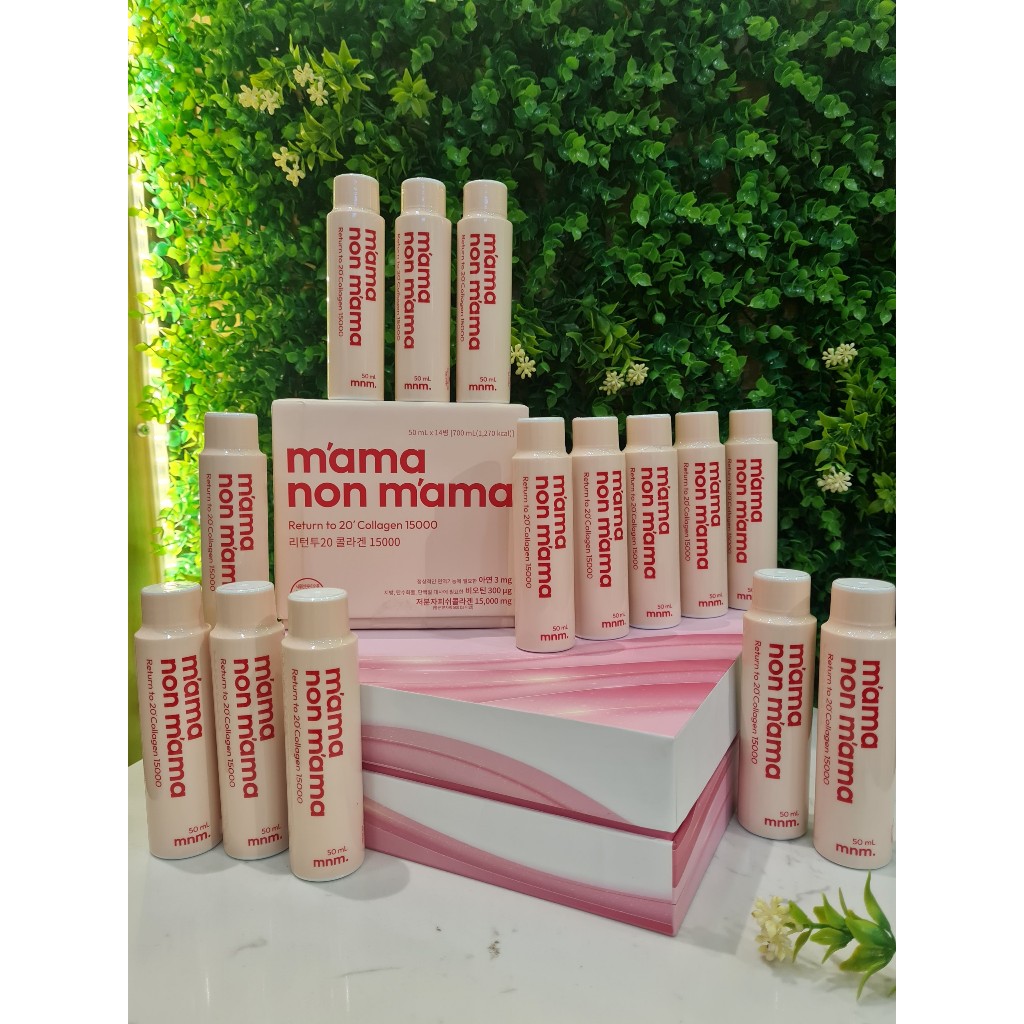 Collagen thuỷ phân Mama NON M'AMA Returrn to 20'Collagen 15000mg 14 ống - Út store