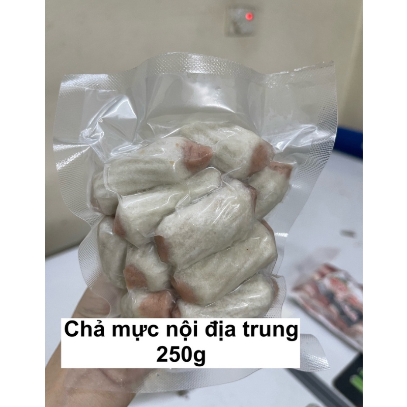 Chả Mực Xoắn Nội Địa Trung Chiên Thả Lẩu Ăn Vặt Siêu Ngon 250g -500g