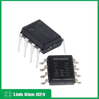 IC TL072 điện áp hoạt động 6V – 36V
