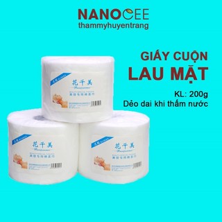 Giấy cuộn rửa mặt tẩy trang dùng trong spa, thẩm mỹ viện