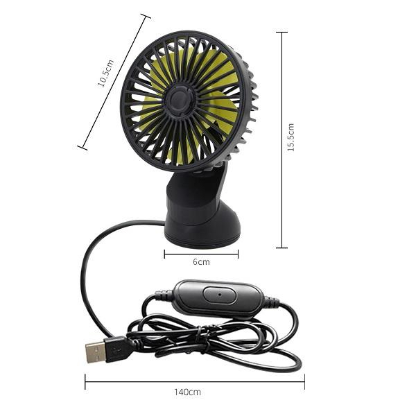 Quạt Xe Ôtô Vehicle chân cắm USB