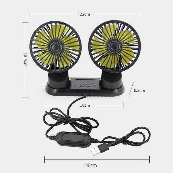 Quạt Xe Ôtô Vehicle chân cắm USB