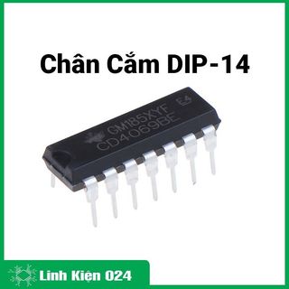 Chíp CD4069BE DIP14, CD4069BM SOP14