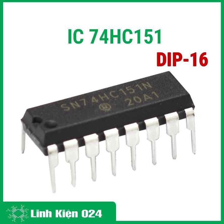 Chíp 74HC151 8 Input Multiplexer DIP16