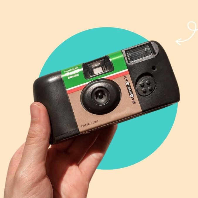 Máy Ảnh Film Chụp Một Lần Fujifilm Simple Ace Disposable Cameras l Date Tháng 11/2025