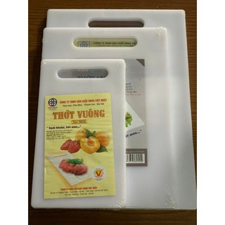 Thớt nhựa tròn vuông Việt Nhật đủ size thớt nhựa thái chặt phục vụ nhà bếp cao cấp an toàn